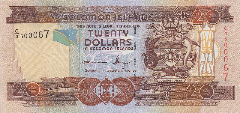 SLM_02_A.JPG - Соломоновы Острова, 2006г., 20 долларов.